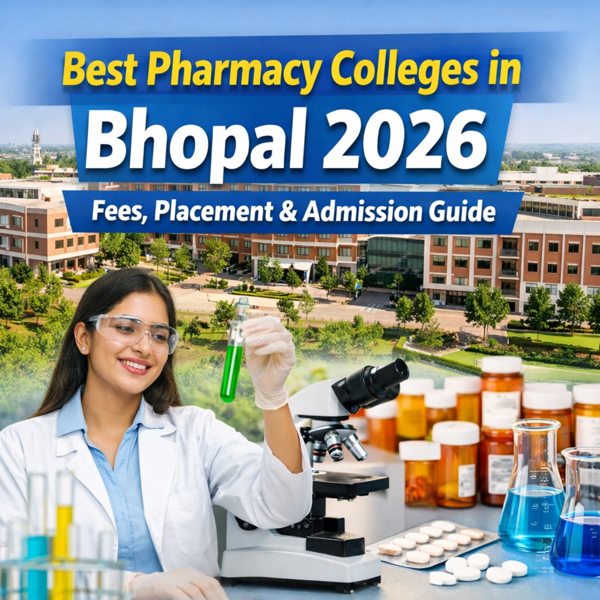 Best Pharmacy Colleges in Bhopal 2026 – Fees, Placement & Admission Guide