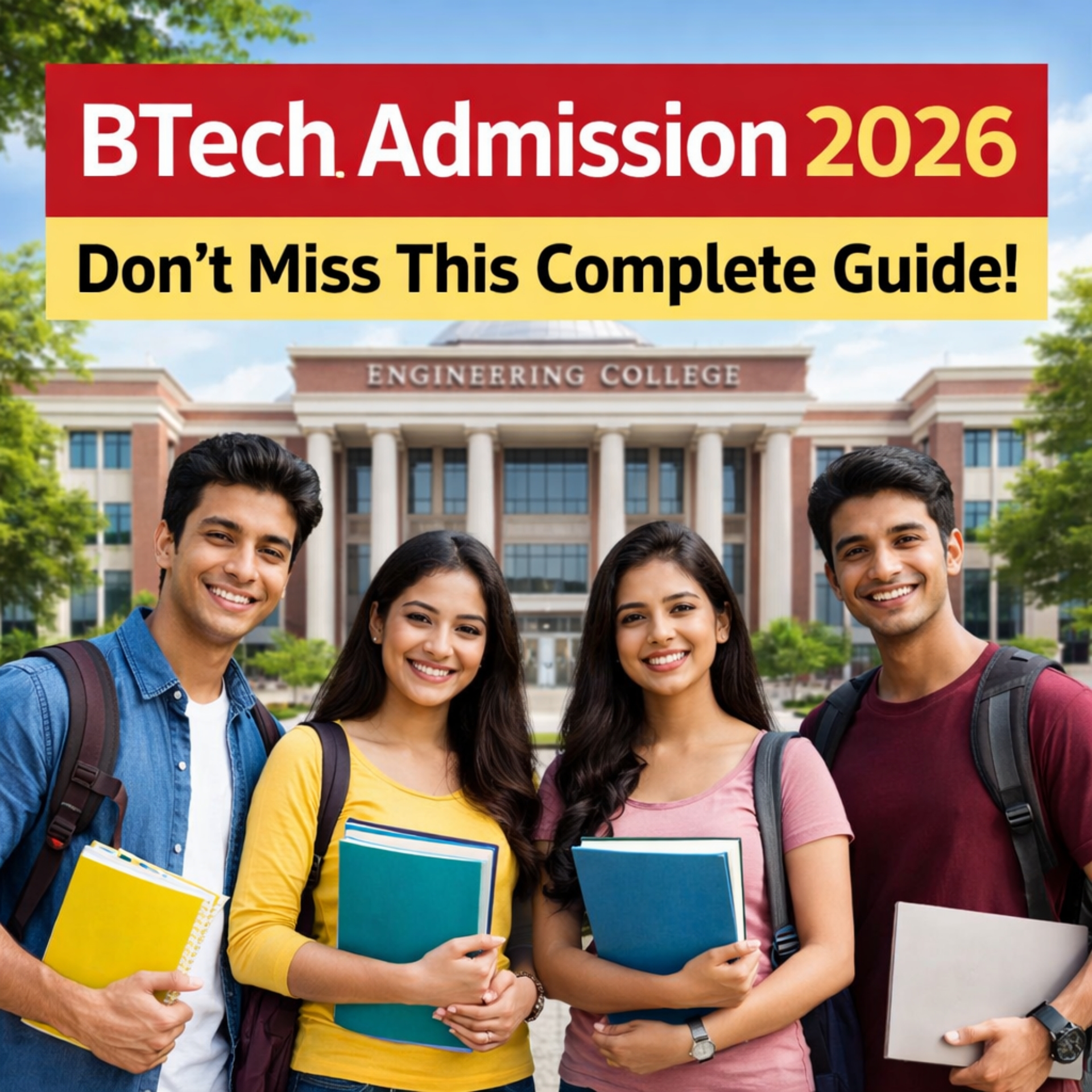 BTech Admission 2026: Fees, Eligibility, Entrance Exams & Direct Admission Guide