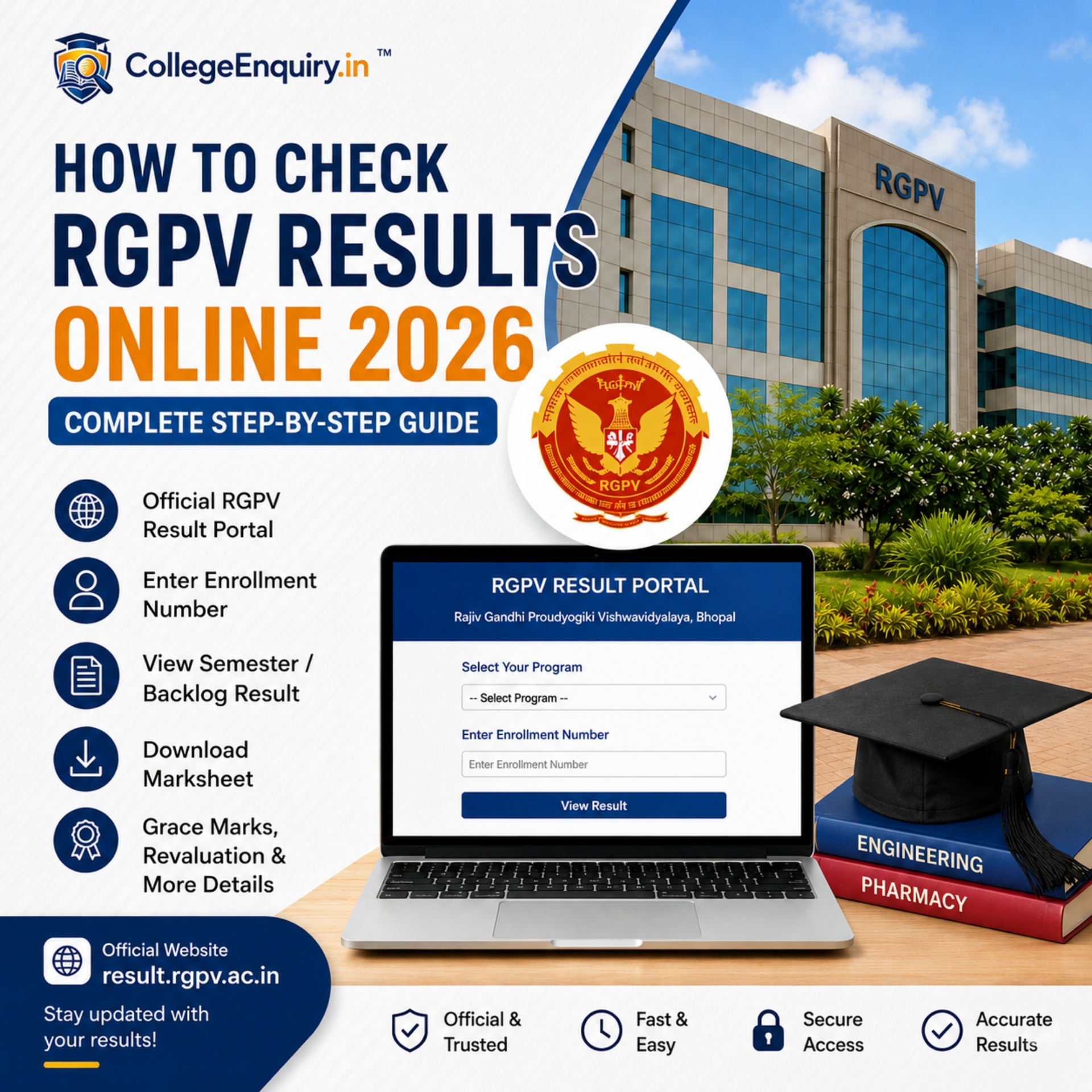 How to Check RGPV Results Online 2026 | Complete Step-by-Step Guide