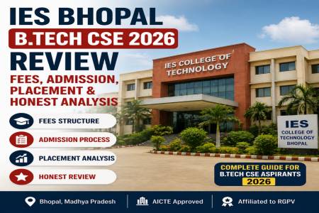 IES Bhopal B.Tech CSE 2026 Review: Fees, Admission, Placement & Honest Analysis