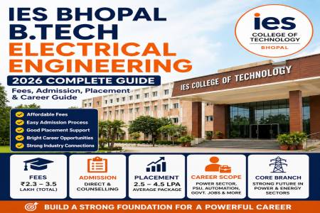 IES Bhopal B.Tech Electrical Engineering 2026: Fees, Admission, Placement & Career Guide