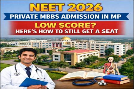 NEET 2026 Private MBBS Admission in MP — Low Score? Here's How to Still Get a Seat