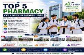 Top 5 Pharmacy Colleges in Bhopal With Fees, Placement & Admission 2026