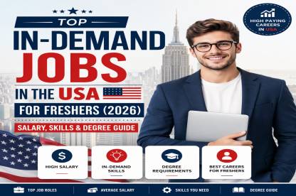 Top In-Demand Jobs in the USA for Freshers (2026) – Salary, Skills & Degree Guide